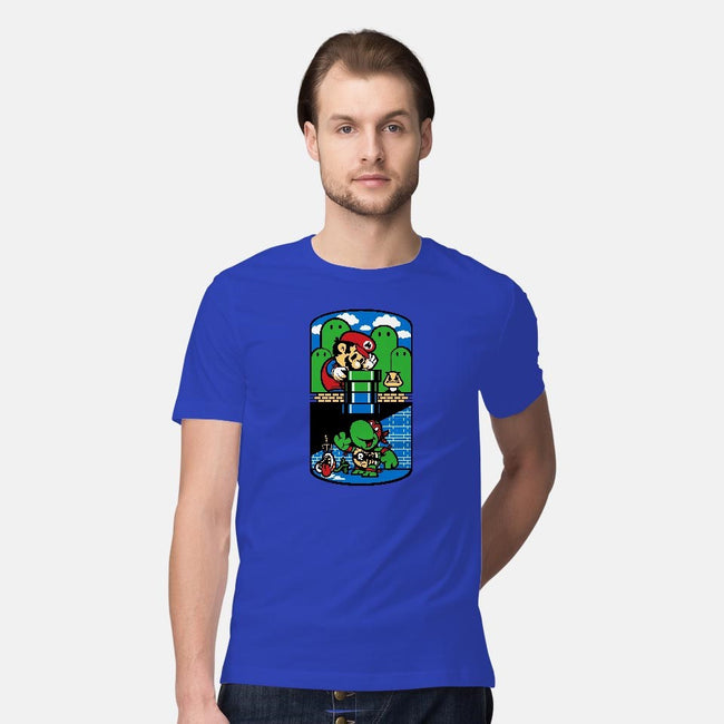 Help a Brother Out-mens premium tee-harebrained