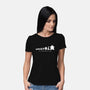 Evolution of Game-womens basic tee-CupidsArt