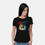 Book of Fire and Ice-womens basic tee-dandingeroz