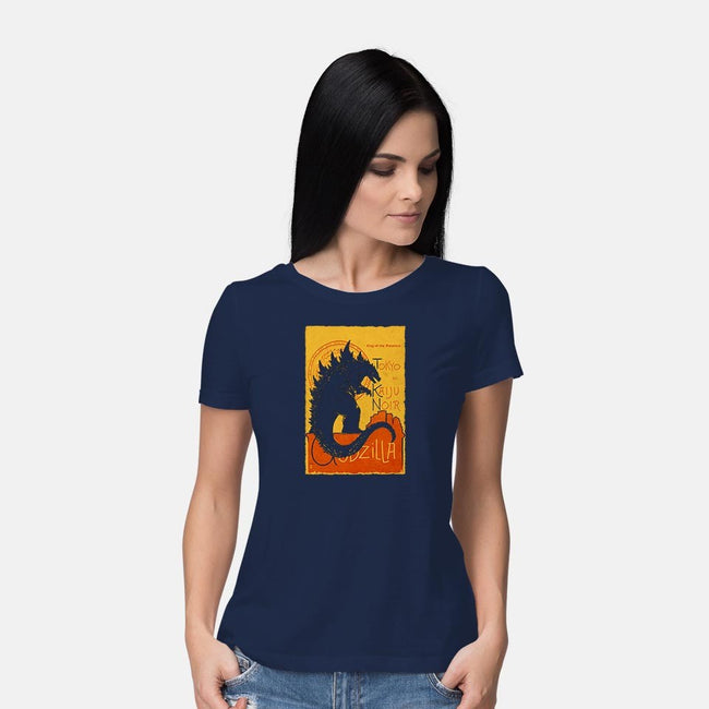 Gojira Noir-womens basic tee-thedarkcloak