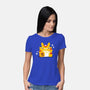 My Neighbor Maneki-Neko-womens basic tee-daria rhodes