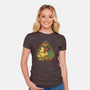 Watney's Space Potatoes-womens fitted tee-Glen Brogan
