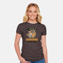 A Coffee is Never Latte-womens fitted tee-Hootbrush