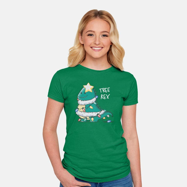 Tree-Rex-womens fitted tee-TaylorRoss1