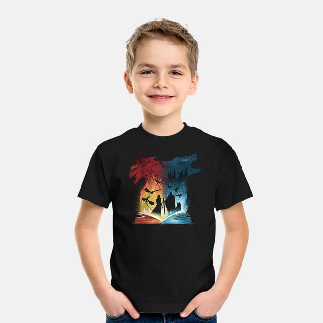 Book of Fire and Ice-youth basic tee-dandingeroz