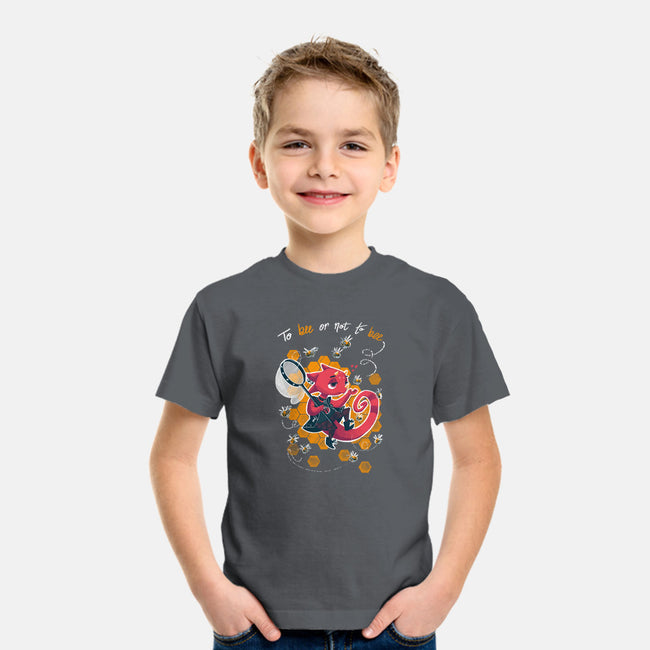 To Bee Or Not To Bee-youth basic tee-theteenosaur