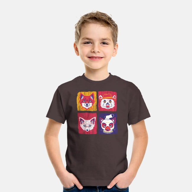 Fantastic Fox Friends-youth basic tee-Miranda Dressler