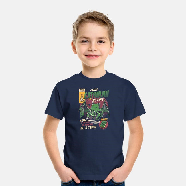 Is It a Cat Or a Monster-youth basic tee-ilustrata