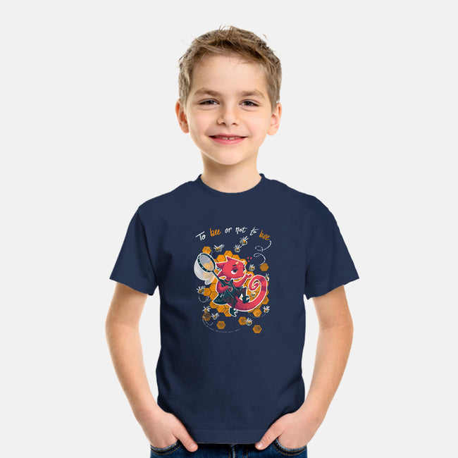 To Bee Or Not To Bee-youth basic tee-theteenosaur
