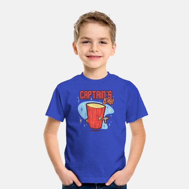 Captain's Log-youth basic tee-Harebrained