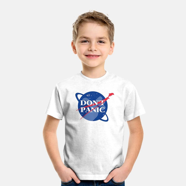 Don't Panic-youth basic tee-Manoss1995