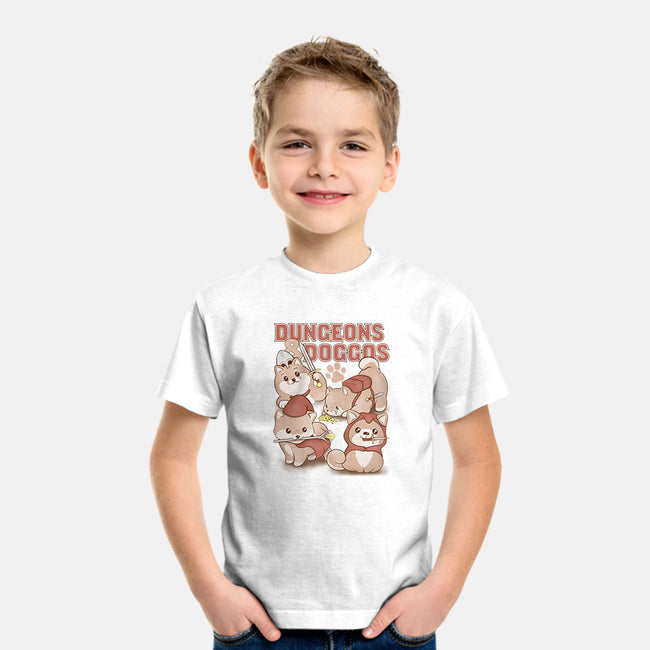 Dungeons and Doggos-youth basic tee-glassstaff