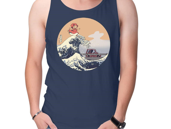 On the Cliff by the Sea