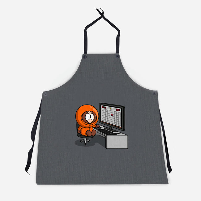 Always Dead-Unisex-Kitchen-Apron-Raffiti