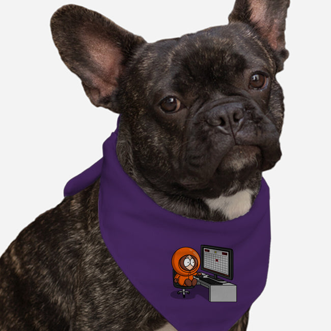 Always Dead-Dog-Bandana-Pet Collar-Raffiti