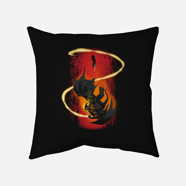 Wizard Vs Demon-None-Non-Removable Cover w Insert-Throw Pillow-Art_Of_One