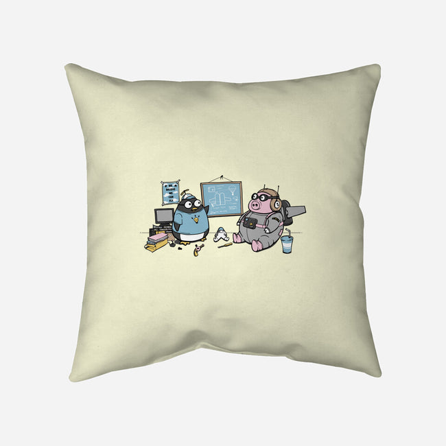 Flight Experiment-None-Non-Removable Cover w Insert-Throw Pillow-pigboom