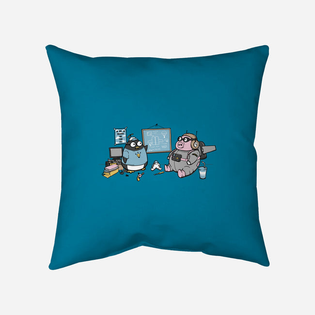 Flight Experiment-None-Non-Removable Cover w Insert-Throw Pillow-pigboom