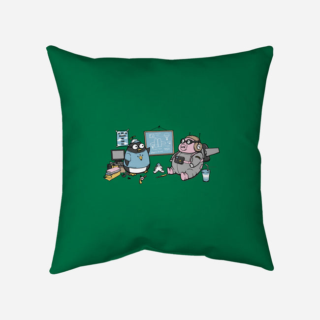 Flight Experiment-None-Removable Cover w Insert-Throw Pillow-pigboom