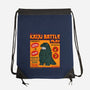 Kaiju Battle Player-None-Drawstring-Bag-pigboom