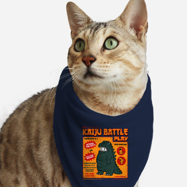 Kaiju Battle Player-Cat-Bandana-Pet Collar-pigboom