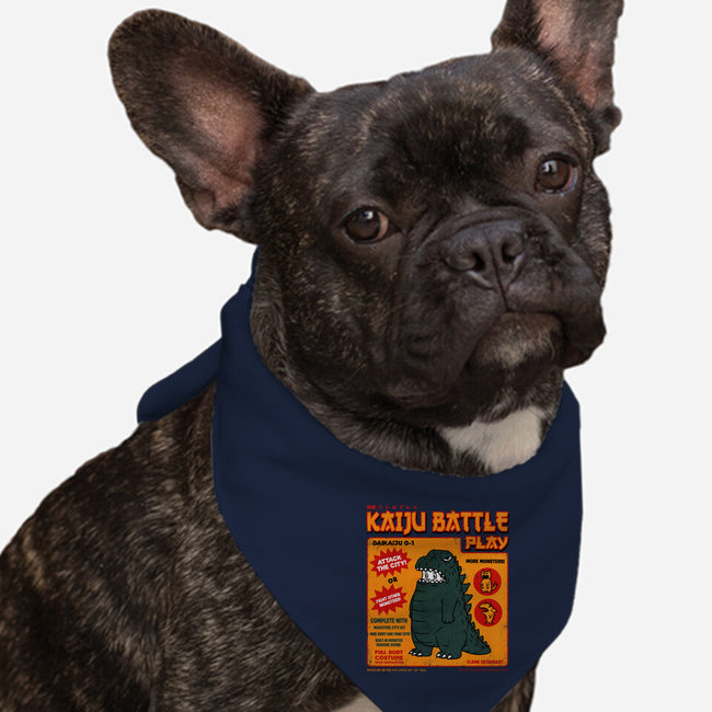 Kaiju Battle Player-Dog-Bandana-Pet Collar-pigboom
