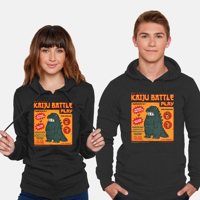 Kaiju Battle Player-Unisex-Pullover-Sweatshirt-pigboom