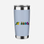 Poe In A Row-None-Stainless Steel Tumbler-Drinkware-Nerding Out Studio