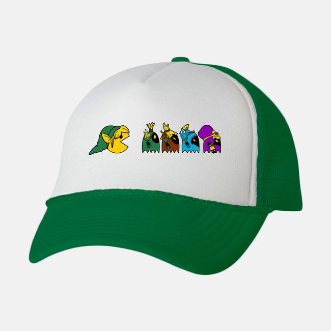 Poe In A Row-Unisex-Trucker-Hat-Nerding Out Studio