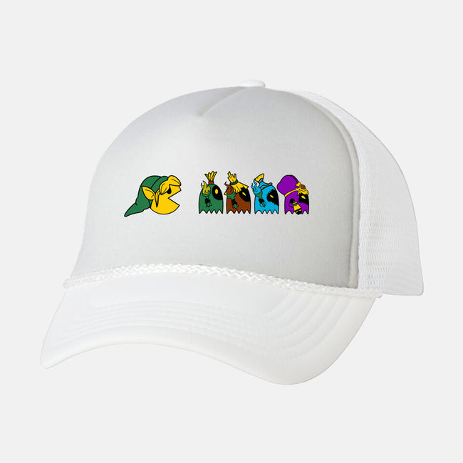 Poe In A Row-Unisex-Trucker-Hat-Nerding Out Studio