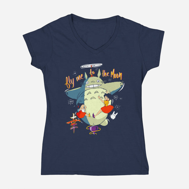 Fly Me To The Moon-Womens-V-Neck-Tee-Seeworm_21