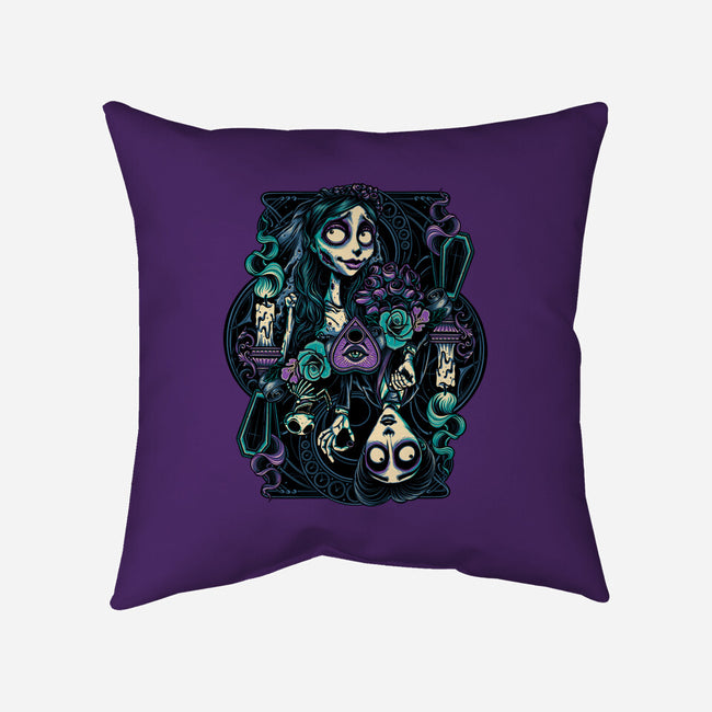 Corpse Duo-None-Removable Cover w Insert-Throw Pillow-momma_gorilla