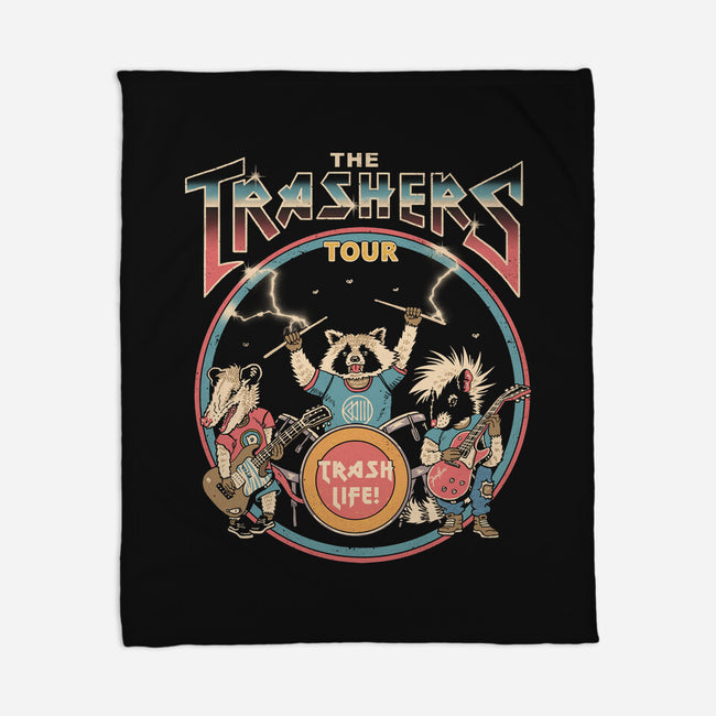 The Trashers Tour-None-Fleece-Blanket-vp021