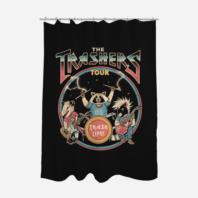 The Trashers Tour-None-Polyester-Shower Curtain-vp021