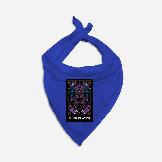 Mind Flayer Tarot Card-Dog-Bandana-Pet Collar-Logozaste