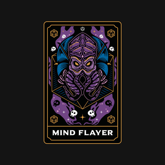 Mind Flayer Tarot Card-Unisex-Baseball-Tee-Logozaste