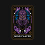 Mind Flayer Tarot Card-None-Non-Removable Cover w Insert-Throw Pillow-Logozaste