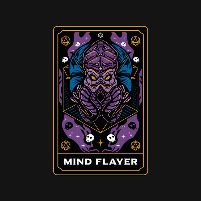 Mind Flayer Tarot Card-None-Removable Cover w Insert-Throw Pillow-Logozaste