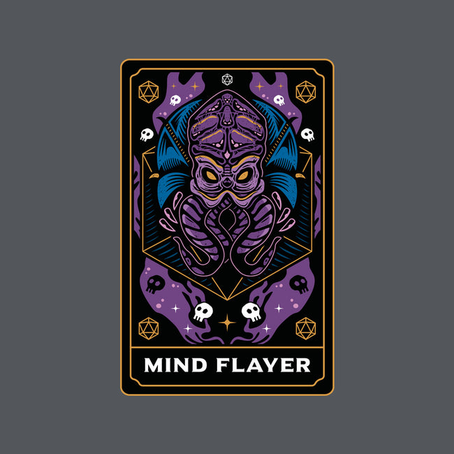 Mind Flayer Tarot Card-None-Memory Foam-Bath Mat-Logozaste