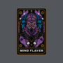 Mind Flayer Tarot Card-None-Non-Removable Cover w Insert-Throw Pillow-Logozaste