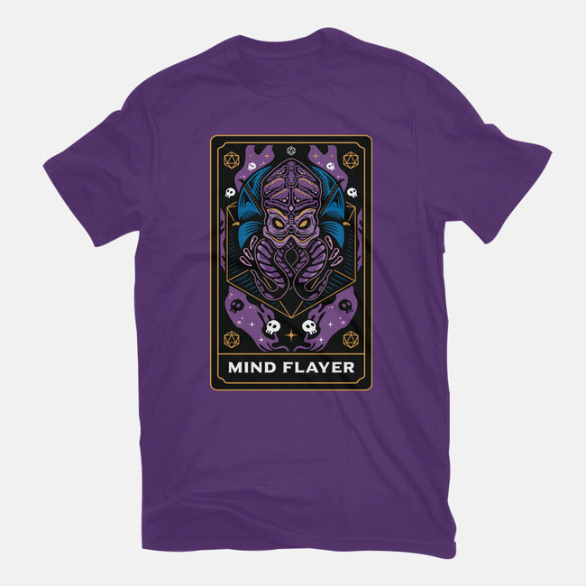 Mind Flayer Tarot Card-Mens-Basic-Tee-Logozaste