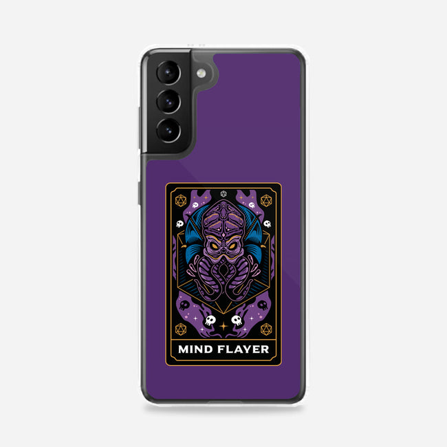 Mind Flayer Tarot Card-Samsung-Snap-Phone Case-Logozaste
