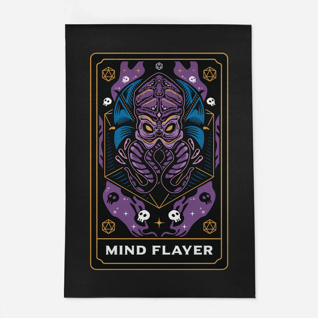 Mind Flayer Tarot Card-None-Outdoor-Rug-Logozaste