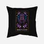 Mind Flayer Tarot Card-None-Non-Removable Cover w Insert-Throw Pillow-Logozaste