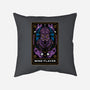 Mind Flayer Tarot Card-None-Non-Removable Cover w Insert-Throw Pillow-Logozaste