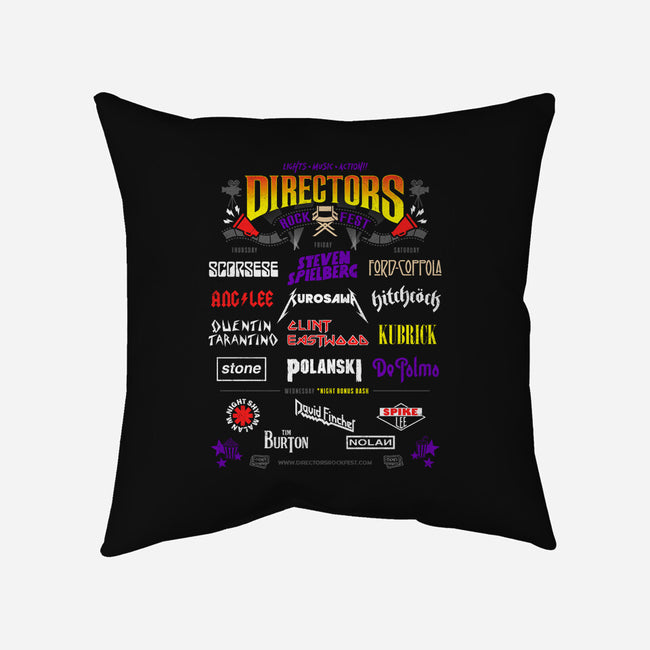 Directors Rock Fest-None-Removable Cover w Insert-Throw Pillow-Getsousa!