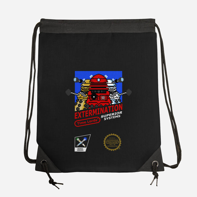 Extermination-None-Drawstring-Bag-Nerding Out Studio