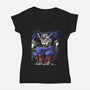 Gundam Strike-Womens-V-Neck-Tee-DancingHorse