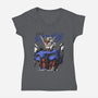 Gundam Strike-Womens-V-Neck-Tee-DancingHorse