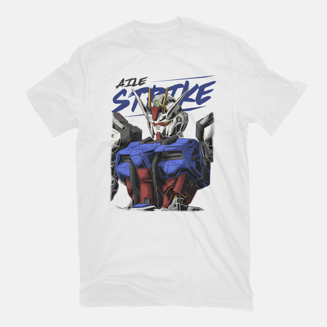 Gundam Strike-Unisex-Basic-Tee-DancingHorse